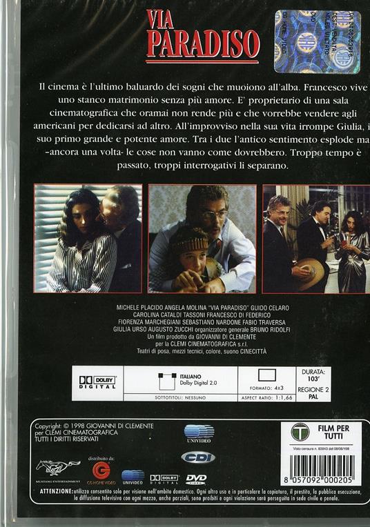 Via Paradiso di Luciano Odorisio - DVD - 2