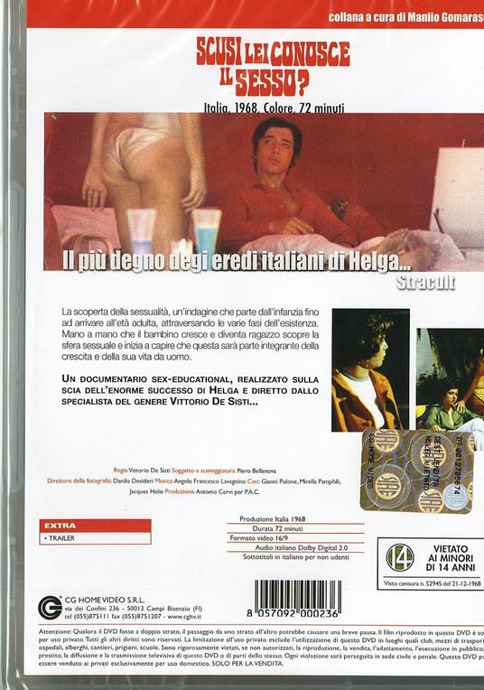 Scusi, lei conosce il sesso? di Vittorio De Sisti - DVD - 2