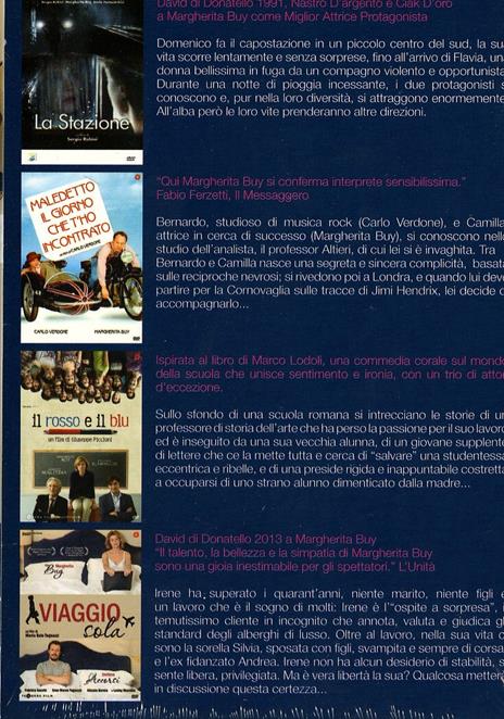 Collezione Margherita Buy (4 DVD) di Giuseppe Piccioni,Sergio Rubini,Maria Sole Tognazzi,Carlo Verdone - 2