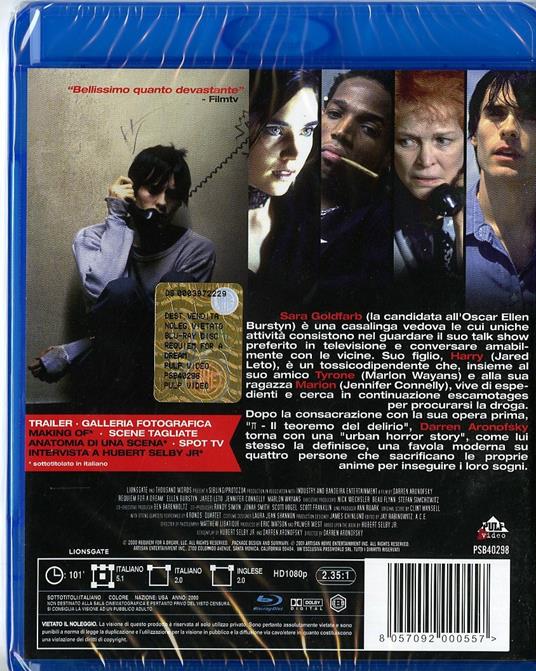 Requiem for a Dream di Darren Aronofsky - Blu-ray - 2