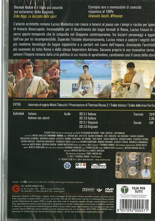Thermae Romae di Hideki Takeuchi - DVD - 2