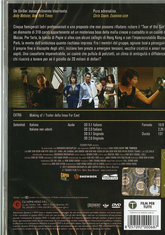 The Thieves di Choi Dong-hoon - DVD - 2