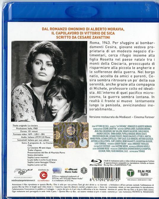 La ciociara di Vittorio De Sica - Blu-ray - 2