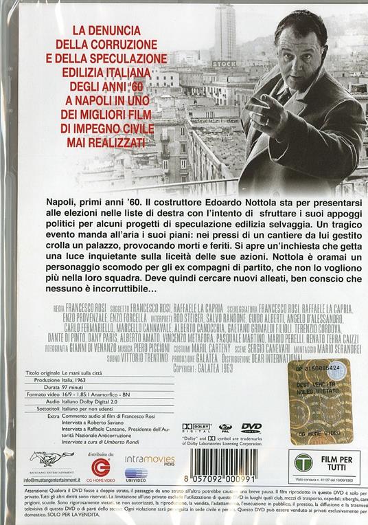 Le mani sulla città di Francesco Rosi - DVD - 2