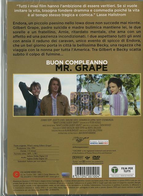 Buon compleanno Mr. Grape di Lasse Hällstrom - DVD - 2