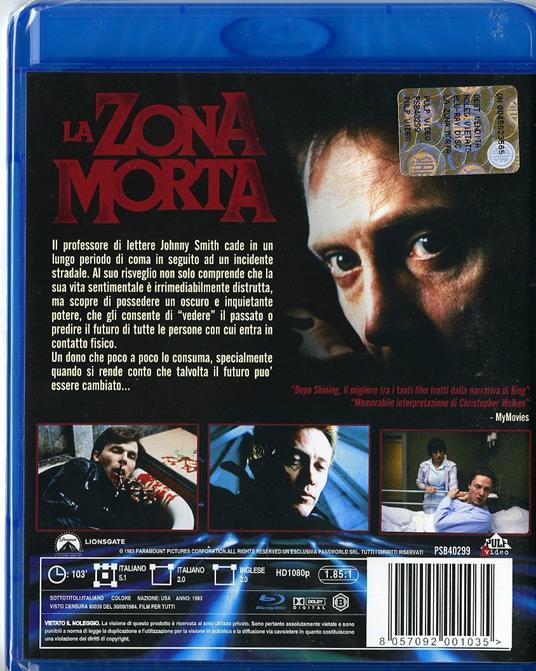 La zona morta di David Cronenberg - Blu-ray - 2