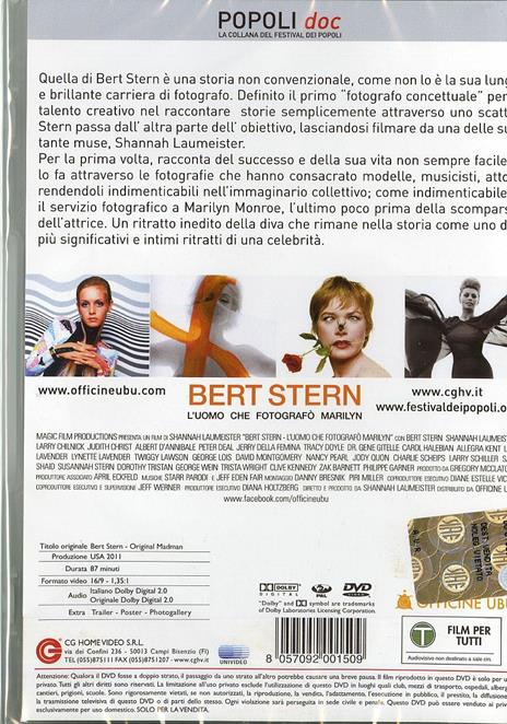 Bert Stern. L'uomo che fotografò Marilyn di Shannah Laumeister - DVD - 2