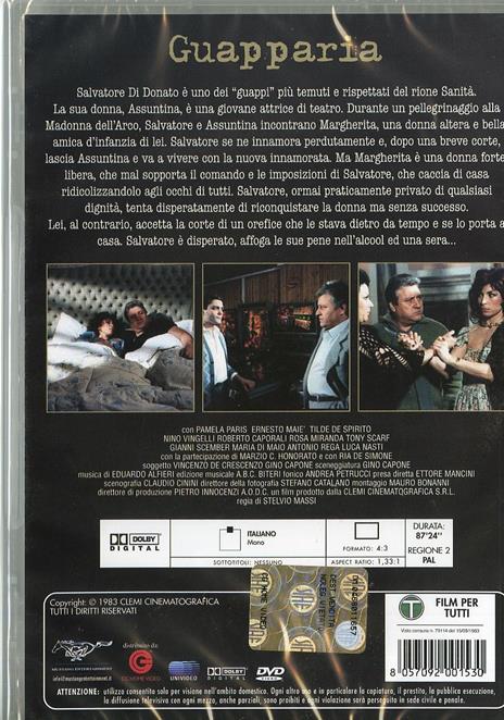 Guapparia di Stelvio Massi - DVD - 2