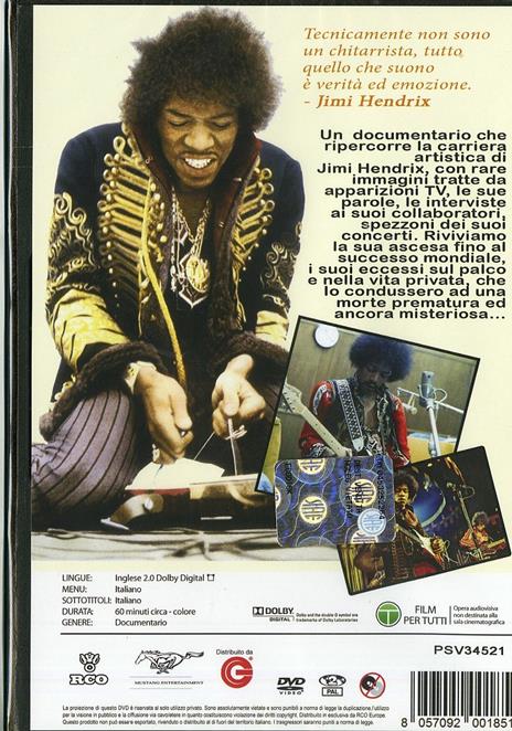 Jimi Hendrix. His Life, His Music - DVD - 2