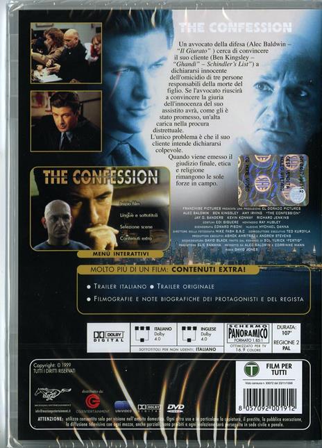 The Confession di David Jones - DVD - 2
