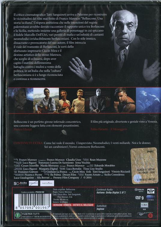 Belluscone. Una storia siciliana di Franco Maresco - DVD - 2