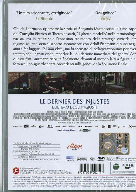Le dernier des injustes. L'ultimo degli ingiusti di Claude Lanzmann - DVD - 2