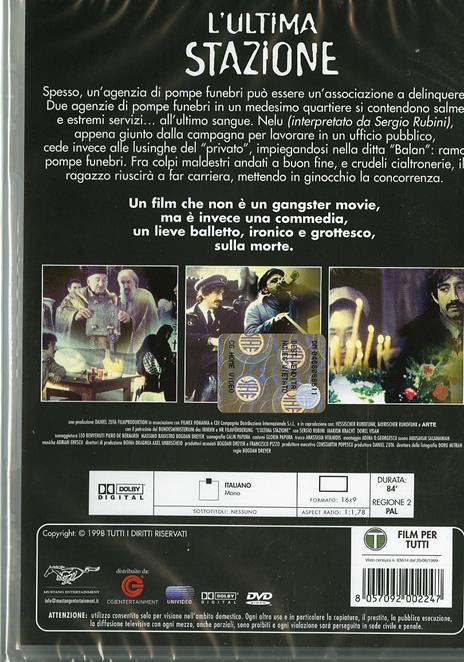 L' ultima stazione di Bogdan Dumitrescu Dreyer - DVD - 2