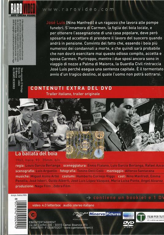 La ballata del boia di Luis Garcìa Berlanga - DVD - 2