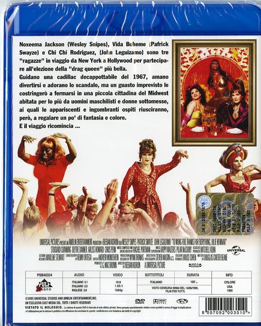 A Wong Foo. Grazie di tutto, Julie Newmar di Beeban Kidron - Blu-ray - 2