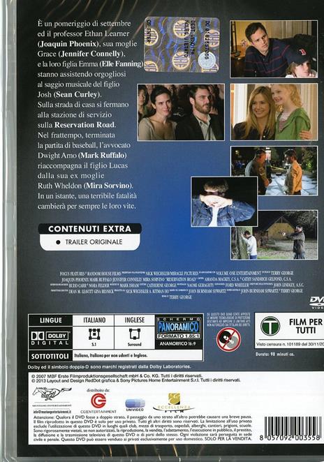 Reservation Road di Terry George - DVD - 2