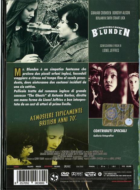 L' incredibile signor Blunden di Lionel Jeffries - DVD - 2