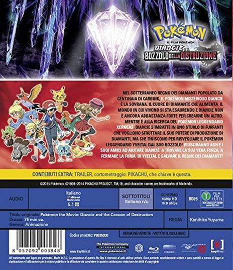 Pokemon. Il film. Diancie e il bozzolo della distruzione di Kunihiko Yuyama - Blu-ray - 7