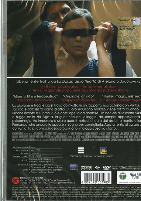 Ritual. Una storia psicomagica di Giulia Brazzale,Luca Immesi - DVD - 2