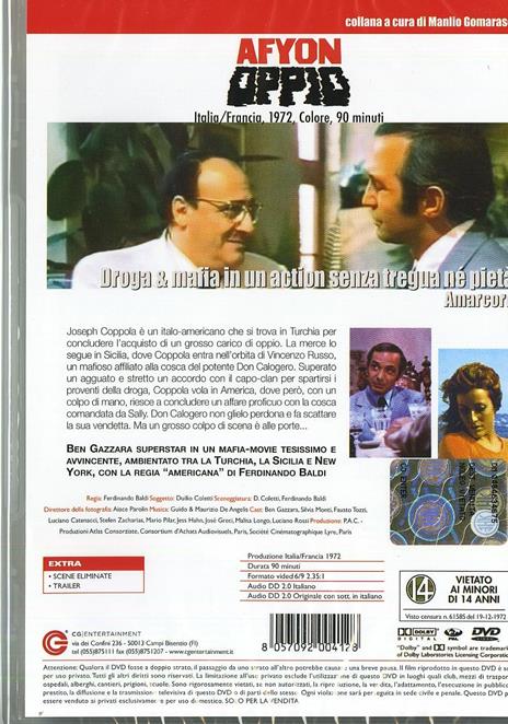 Afyon oppio di Ferdinando Baldi - DVD - 2