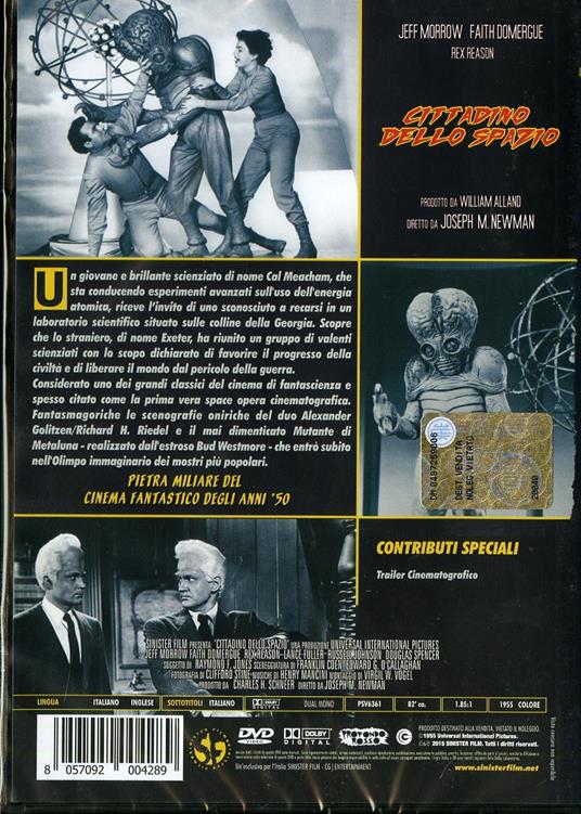 Cittadino dello Spazio di Joseph M. Newman - DVD - 2