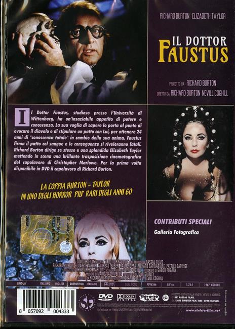 Il Dottor Faustus di Richard Burton,Nevill Coghill - DVD - 2