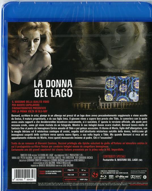 La donna del lago di Luigi Bazzoni - Blu-ray - 2