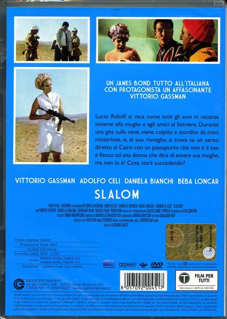 Slalom di Luciano Salce - DVD - 2