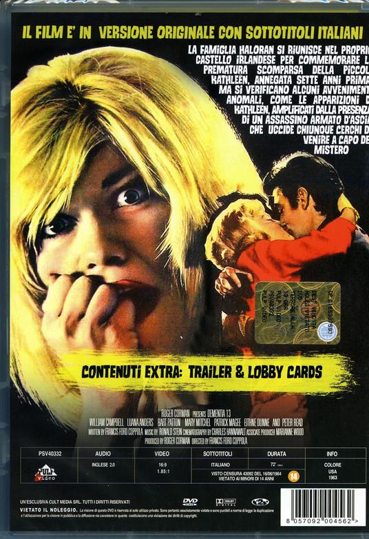 Terrore alla tredicesima ora di Francis Ford Coppola - DVD - 2