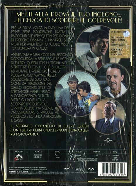 Ellery Queen. Vol. 2 (4 DVD) di Seymour Robbie,Jack Arnold,Peter H. Hunt - DVD - 3