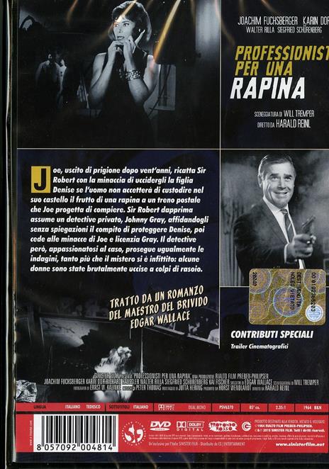 Professionisti per una rapina di Harald Reinl - DVD - 2