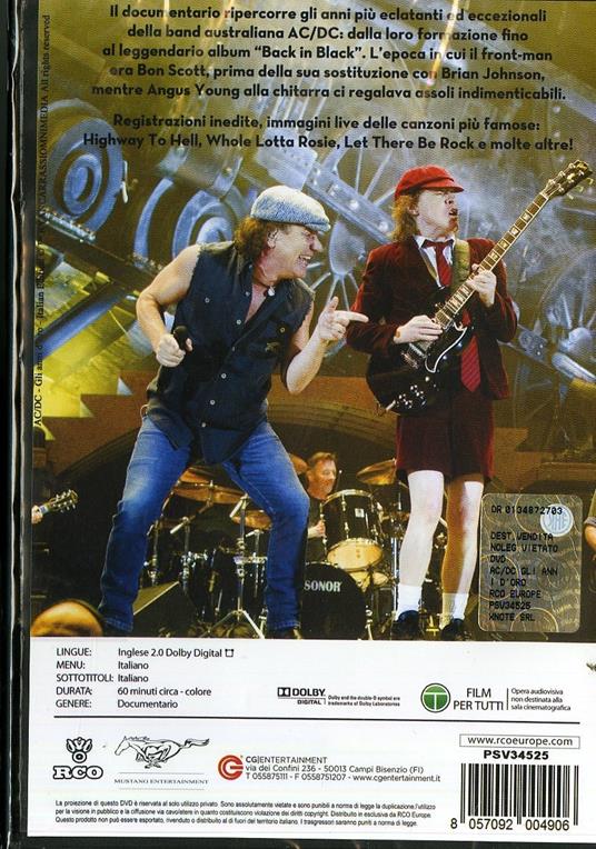 AC/DC. Gli anni d'oro - DVD - 2