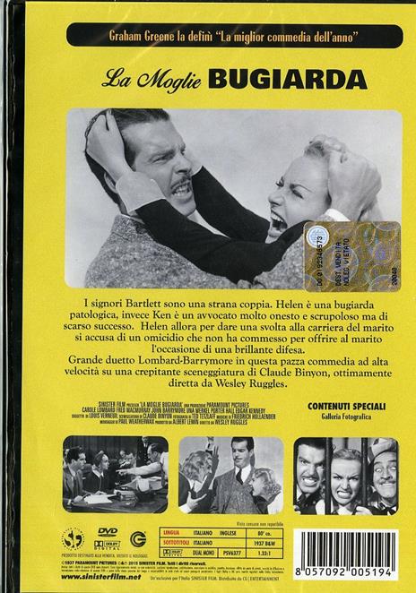 La moglie bugiarda di Wesley Ruggles - DVD - 2