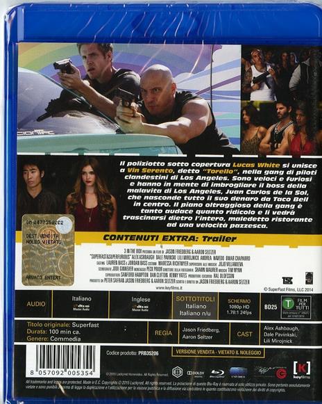 Superfast & Superfurious di Jason Friedberg,Aaron Seltzer - Blu-ray - 2