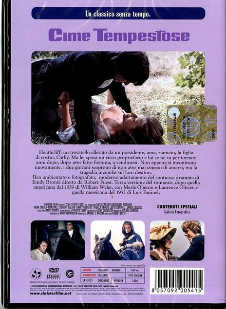 Cime tempestose di Robert Fuest - DVD - 2