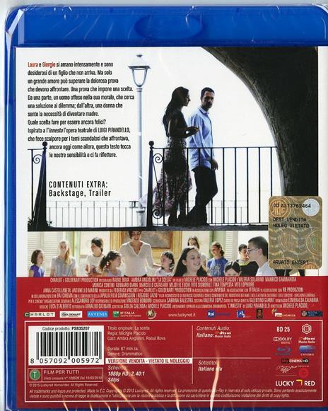 La scelta di Michele Placido - Blu-ray - 2