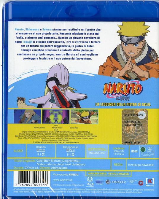 Naruto. Il film. La leggenda della pietra di Gelel di Hirotsugu Kawasaki - Blu-ray - 2