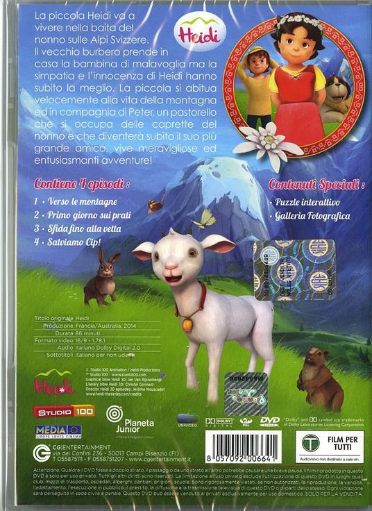 Heidi. La nuova serie. Vol. 1 di Jérôme Mouscadet - DVD - 2