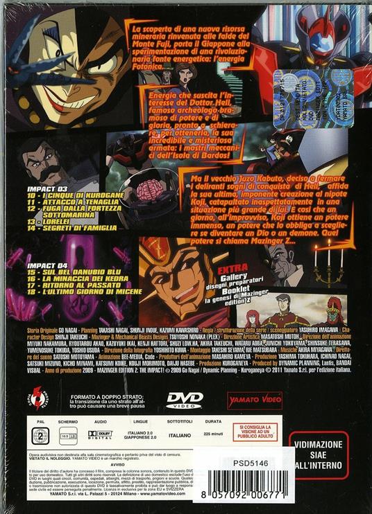Shin Mazinger Z. Box 2 (2 DVD) di Yasuhiro Imagawa - DVD - 2