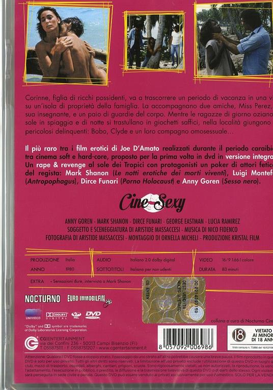 Hard Sensation (DVD) di Joe D'Amato - DVD - 2