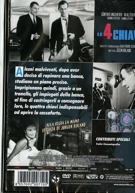 Le 4 chiavi di Jurgen Roland - DVD - 2