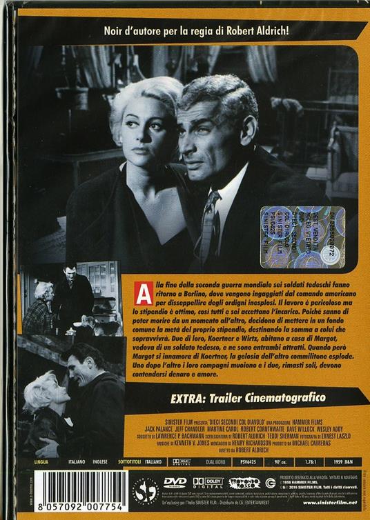 Dieci secondi col diavolo di Robert Aldrich - DVD - 2