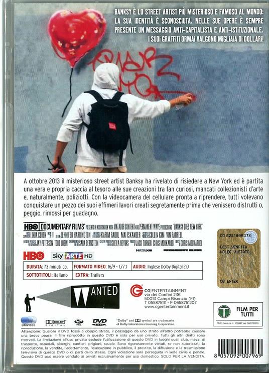 Banksy Does New York di Chris Moukarbel - DVD - 2