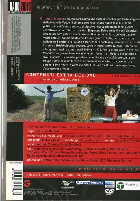 Vento dell'Est di Jean-Luc Godard - DVD - 2