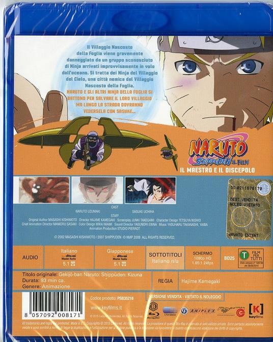 Naruto Shippuden. Il film. Il maestro e il discepolo di Hajime Kamegaki - Blu-ray - 2