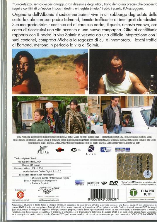 Saimir di Francesco Munzi - DVD - 2
