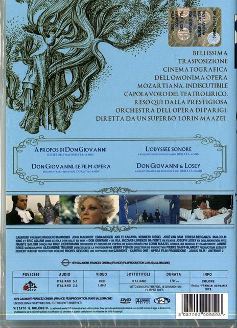 Don Giovanni (2 DVD) di Joseph Losey - DVD - 2