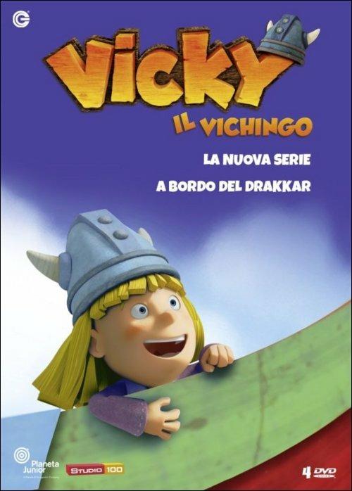 Vicky il vichingo. La nuova serie. A bordo del Drakkar (4 DVD) di Eric Cazes,Marc Wasik - DVD
