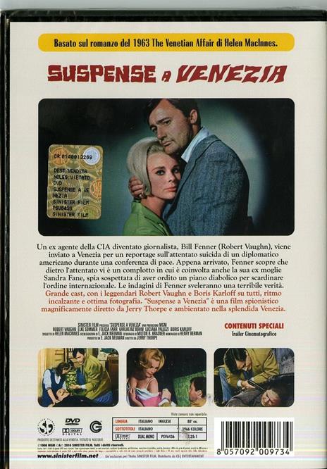 Suspense a Venezia di Jerry Thorpe - DVD - 2