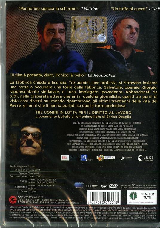 Patria di Felice Farina - DVD - 2
